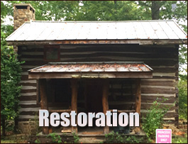 Historic Log Cabin Restoration  Yorkshire, Ohio